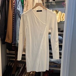 d’abea White Long Sleeve Dress - S